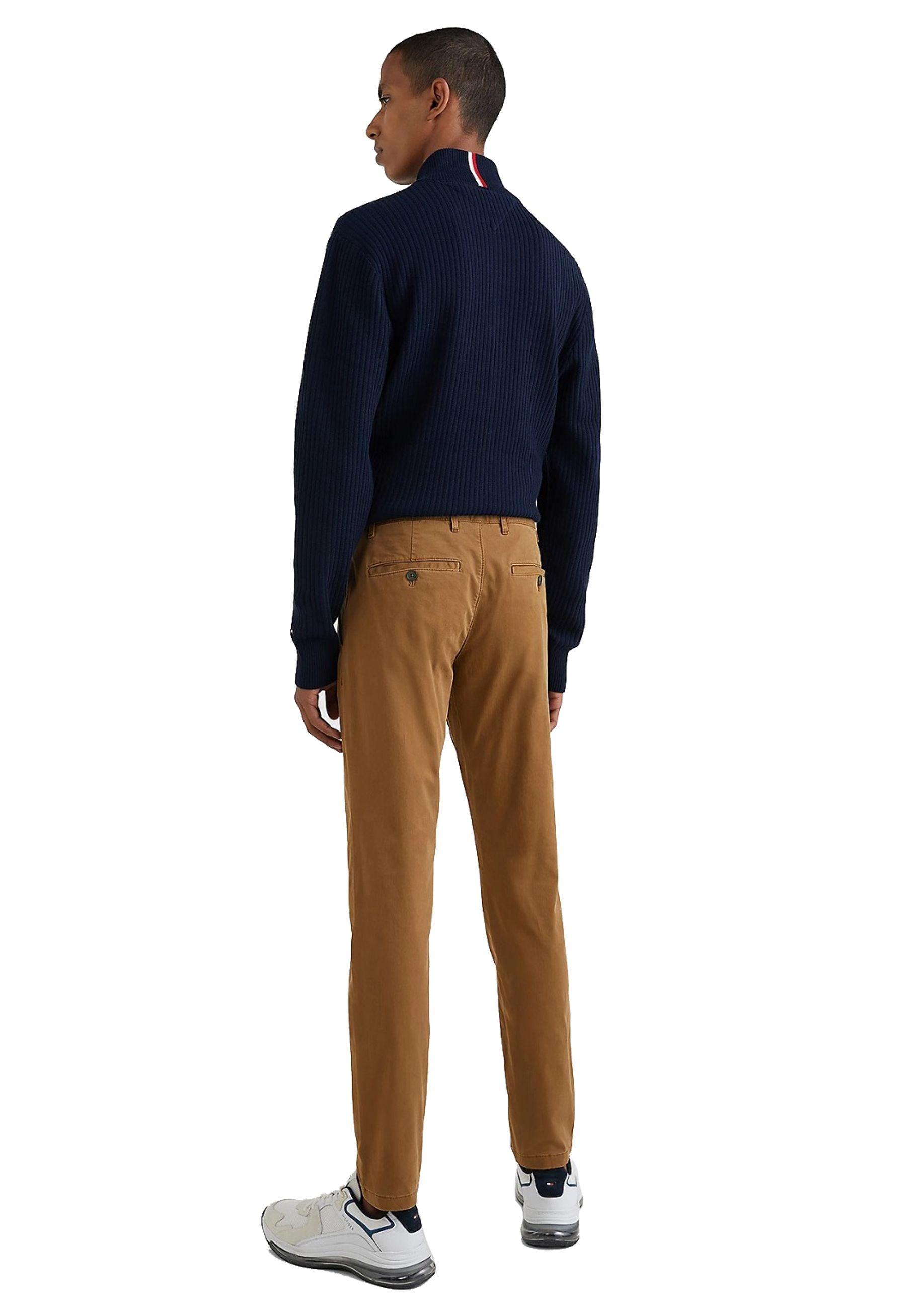 TOMMY HILFIGER Pantalone Lungo Bleecker Flex Slim Fit Beige Desert Khaki MW0MW26839 - Sandrini Calzature e Abbigliamento