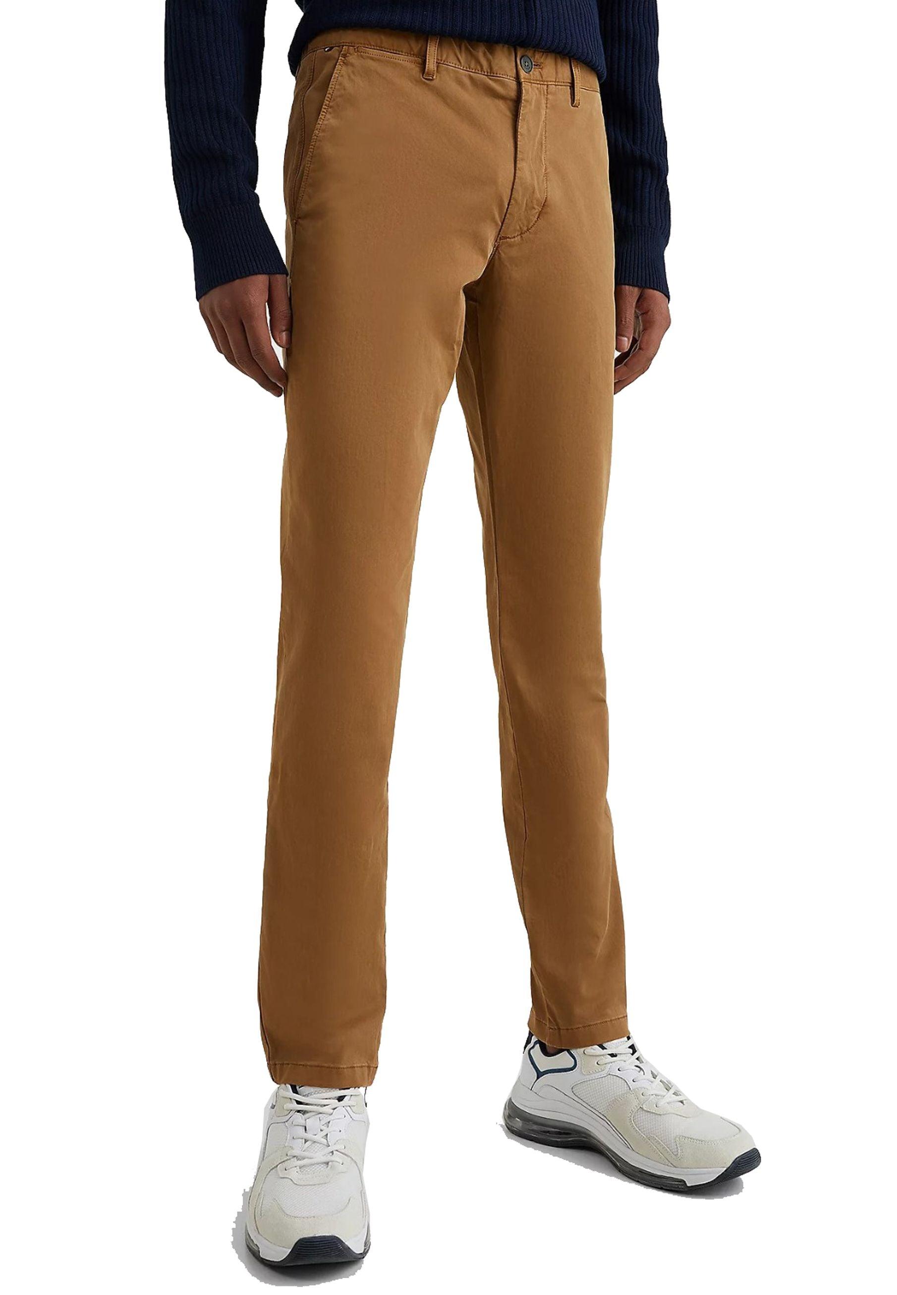 TOMMY HILFIGER Pantalone Lungo Bleecker Flex Slim Fit Beige Desert Khaki MW0MW26839 - Sandrini Calzature e Abbigliamento