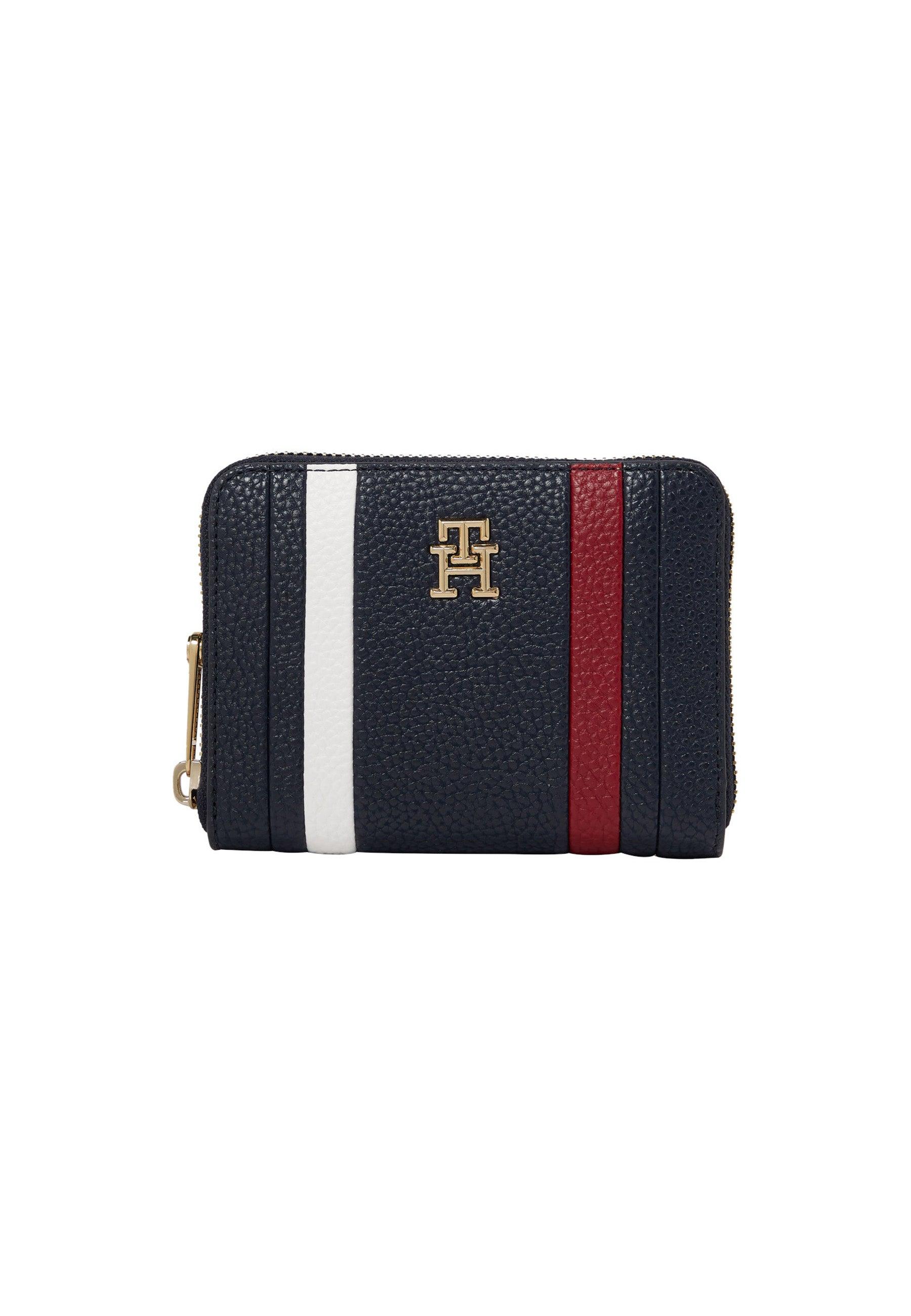 TOMMY HILFIGER Portafoglio Donna Space Blue AW0AW15118 - Sandrini Calzature e Abbigliamento
