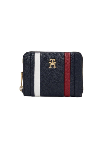 TOMMY HILFIGER Portafoglio Donna Space Blue AW0AW15118 - Sandrini Calzature e Abbigliamento