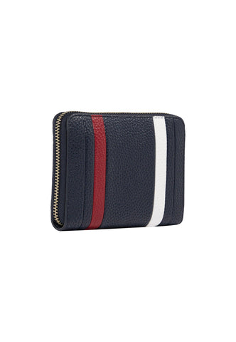 TOMMY HILFIGER Portafoglio Donna Space Blue AW0AW15118 - Sandrini Calzature e Abbigliamento
