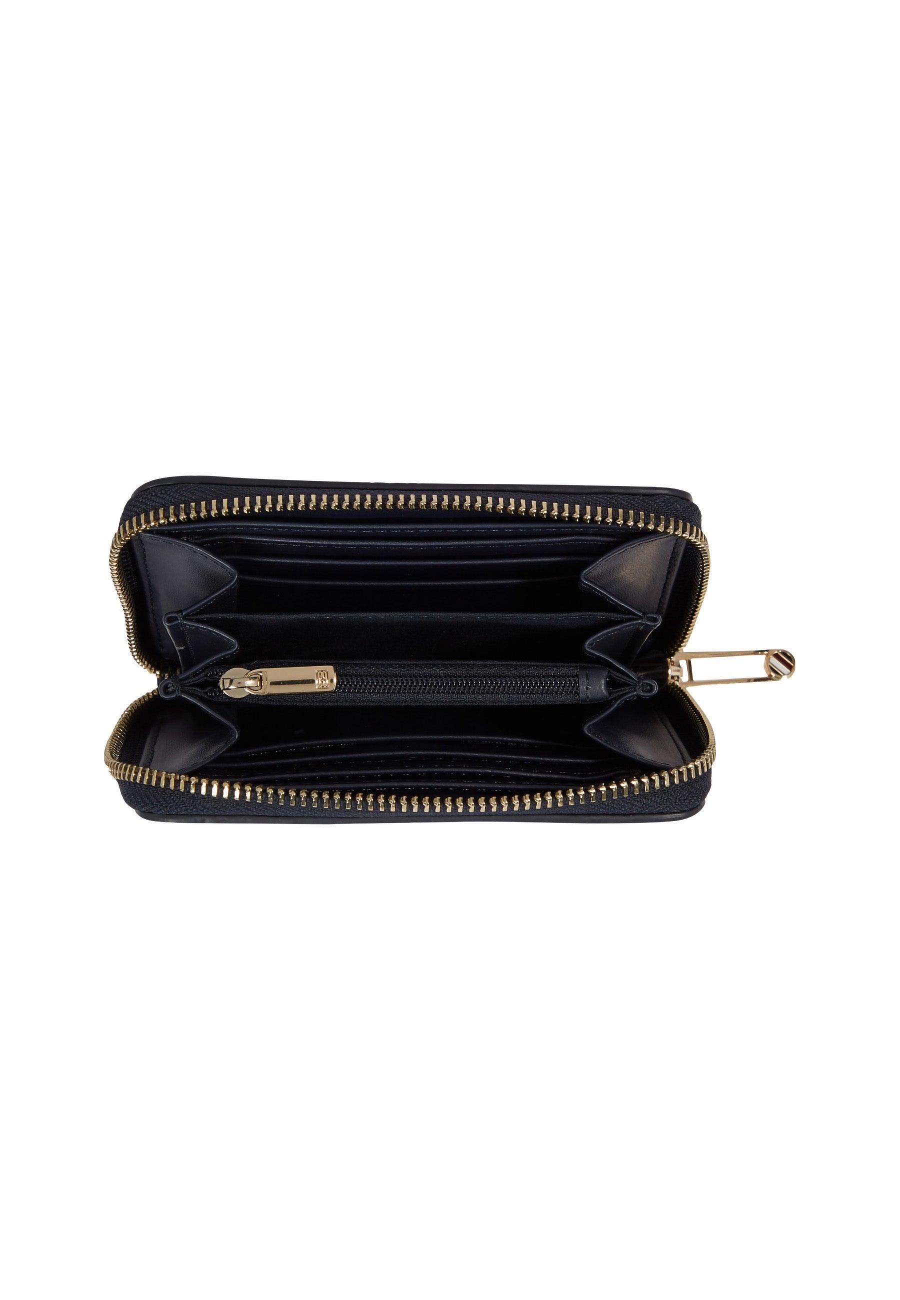 TOMMY HILFIGER Portafoglio Donna Space Blue AW0AW15118 - Sandrini Calzature e Abbigliamento
