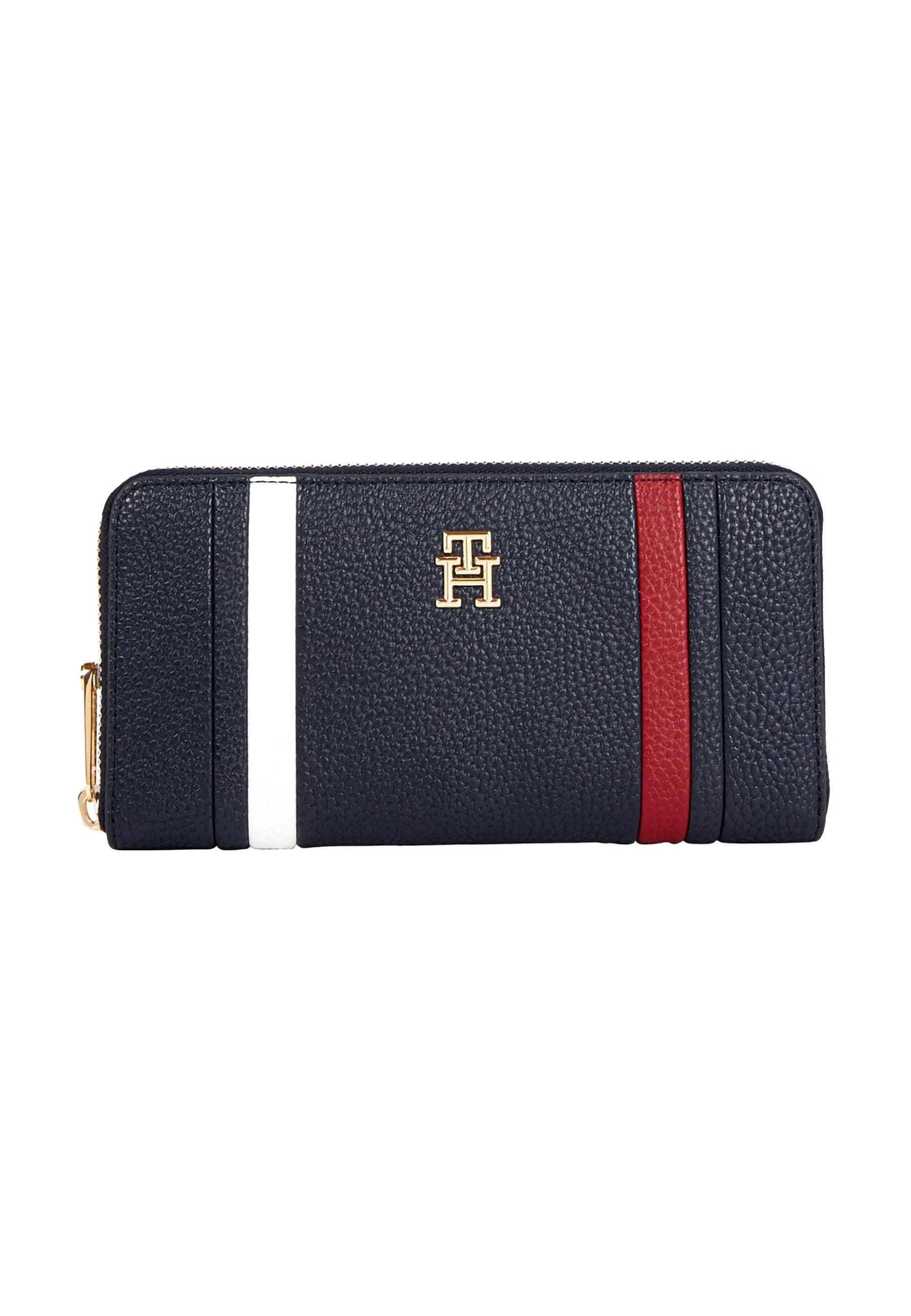 TOMMY HILFIGER Portafoglio Large Donna Space Blue AW0AW15119 - Sandrini Calzature e Abbigliamento