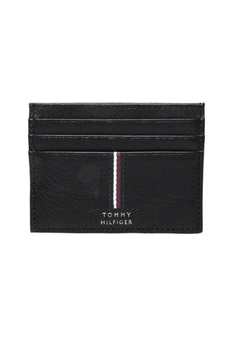 TOMMY HILFIGER Portafoglio Portacarte Uomo Black AM0AM12186 - Sandrini Calzature e Abbigliamento