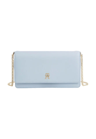 TOMMY HILFIGER Refined Chain Borsa Tracolla Donna Azzurro AW0AW16109 - Sandrini Calzature e Abbigliamento