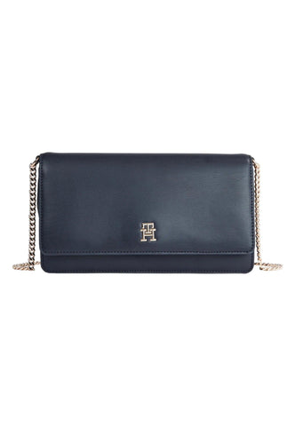 TOMMY HILFIGER Refined Chain Borsa Tracolla Donna Desert Sky AW0AW16109 - Sandrini Calzature e Abbigliamento