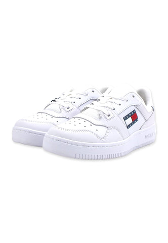 TOMMY HILFIGER Sneaker Ox Basket Donna White EN0EN01723 - Sandrini Calzature e Abbigliamento