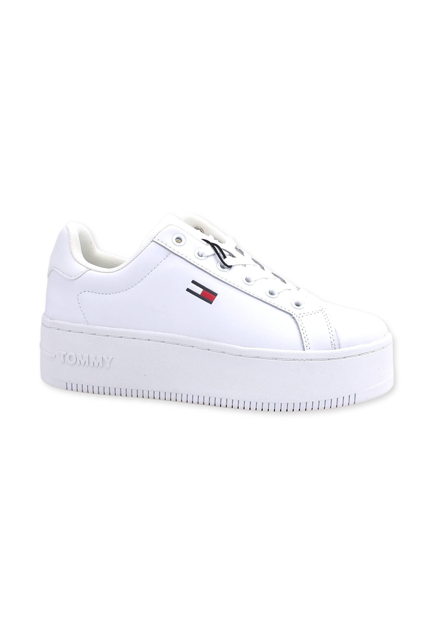 TOMMY HilFIGER Sneaker Ox Donna White EN0EN02043 - Sandrini Calzature e Abbigliamento