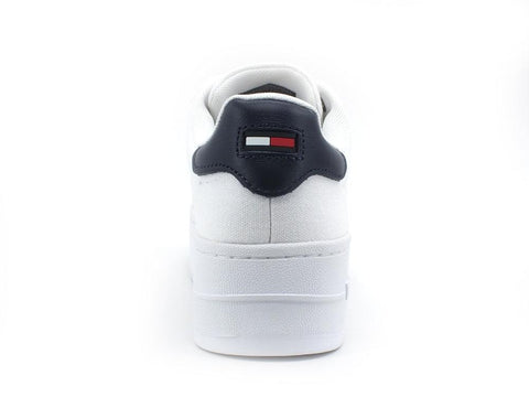 TOMMY HILFIGER Sneaker Platform Logo White EN0EN01358 - Sandrini Calzature e Abbigliamento