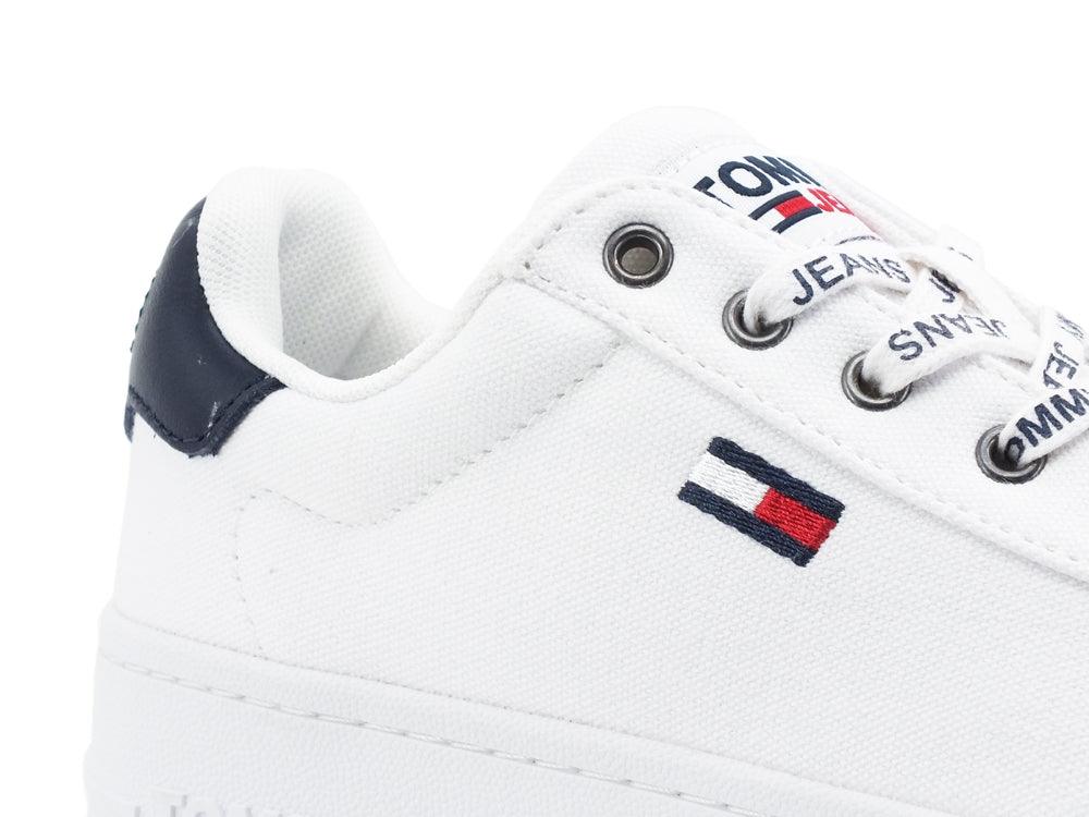 TOMMY HILFIGER Sneaker Platform Logo White EN0EN01358 - Sandrini Calzature e Abbigliamento