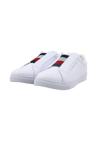TOMMY HILFIGER Sneaker Slip On Donna White FW0FW07032 - Sandrini Calzature e Abbigliamento