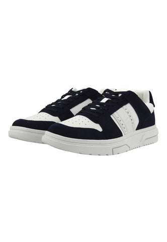 TOMMY HILFIGER Sneaker Uomo Dark Night Navy Bianco EM0EM01371 - Sandrini Calzature e Abbigliamento