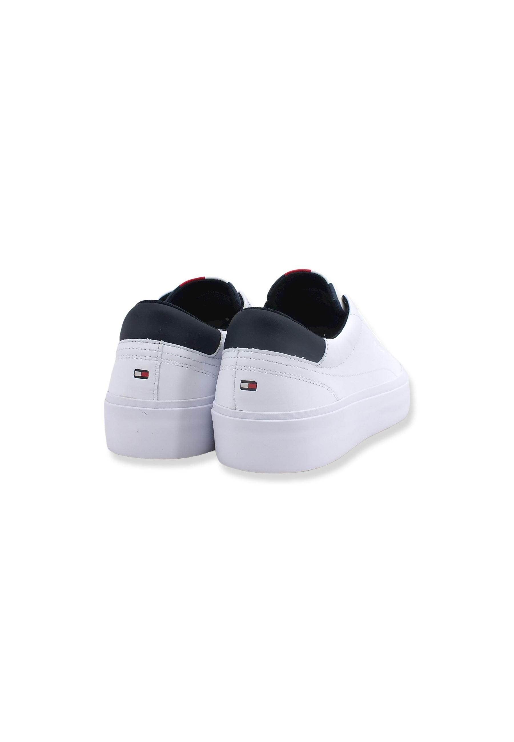 TOMMY HILFIGER Sneaker Uomo White FM0FM04171 - Sandrini Calzature e Abbigliamento