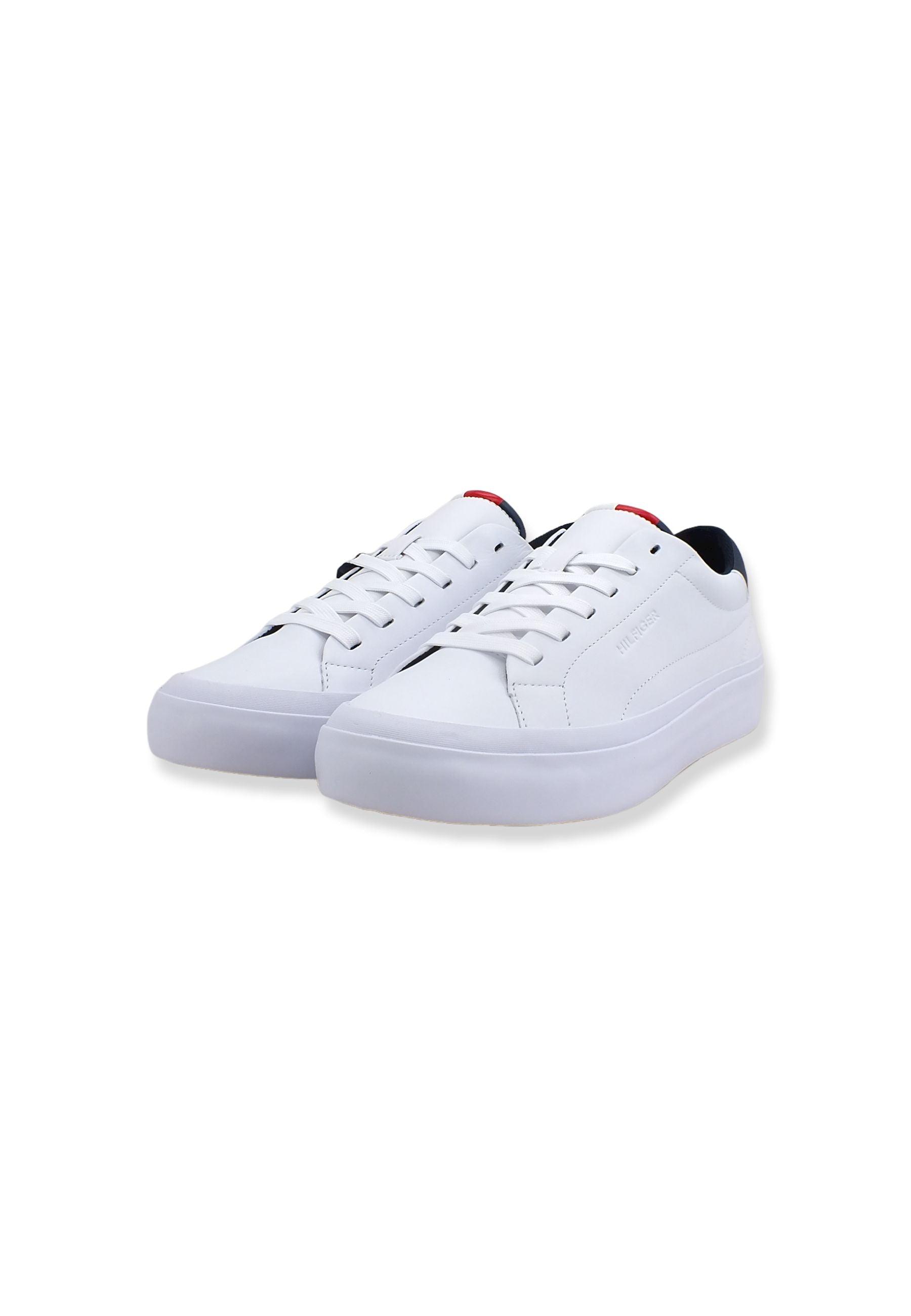TOMMY HILFIGER Sneaker Uomo White FM0FM04171 - Sandrini Calzature e Abbigliamento