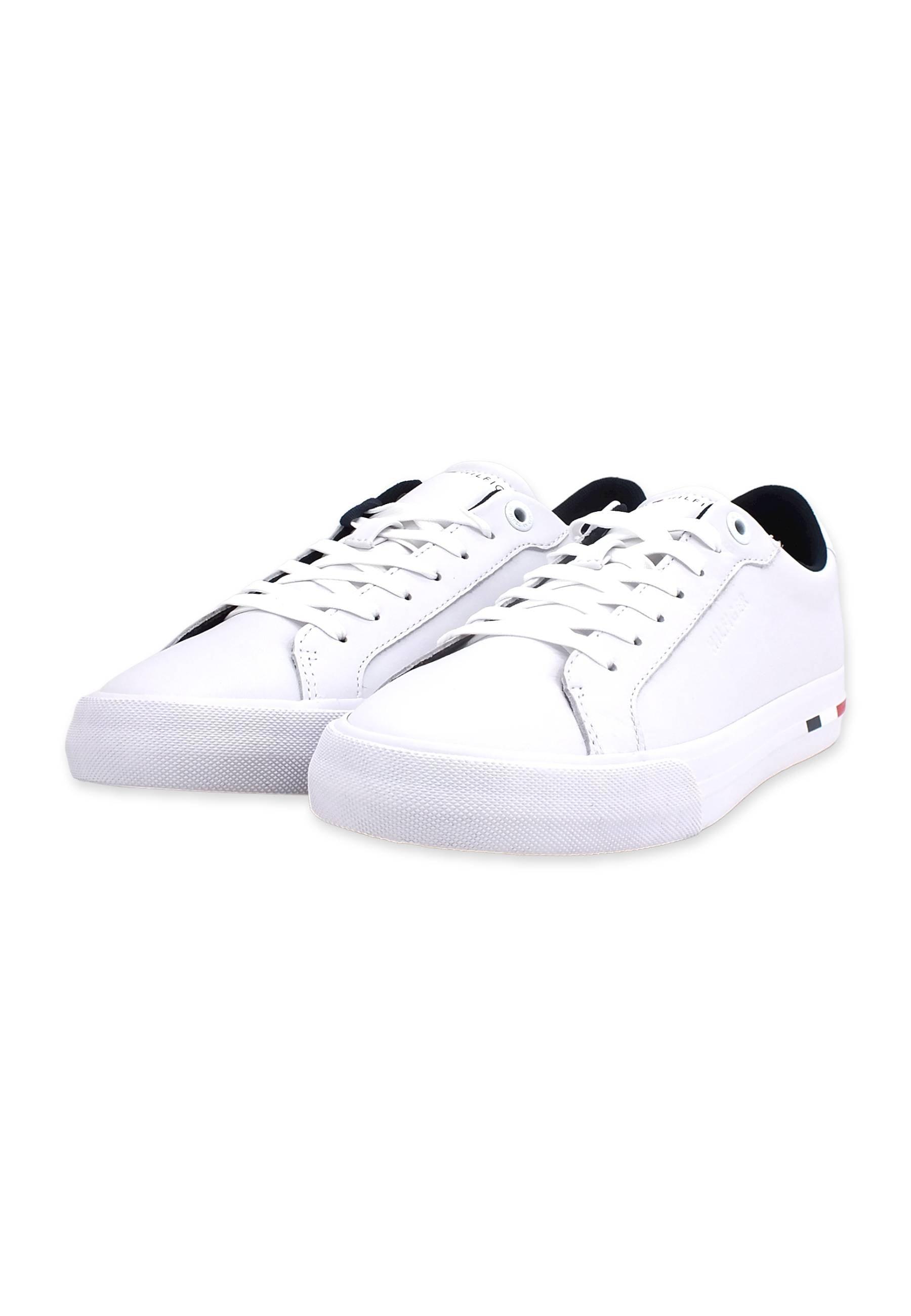 TOMMY HILFIGER Sneaker Uomo White FM0FM04314 - Sandrini Calzature e Abbigliamento