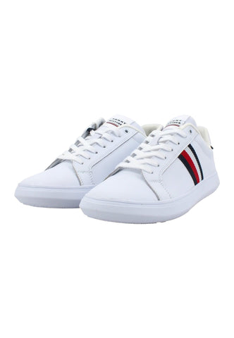 TOMMY HILFIGER Sneaker Uomo White FM0FM04732 - Sandrini Calzature e Abbigliamento