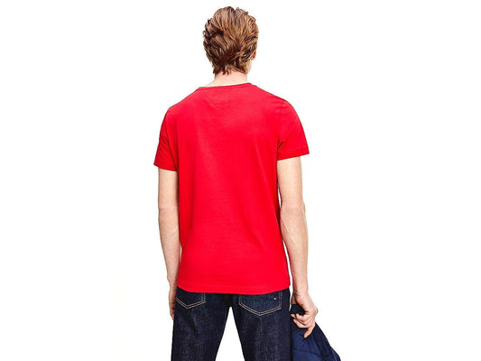 TOMMY HILFIGER T-Shirt Logo Tee Maglia Uomo Primary Red MW0MW11797 - Sandrini Calzature e Abbigliamento