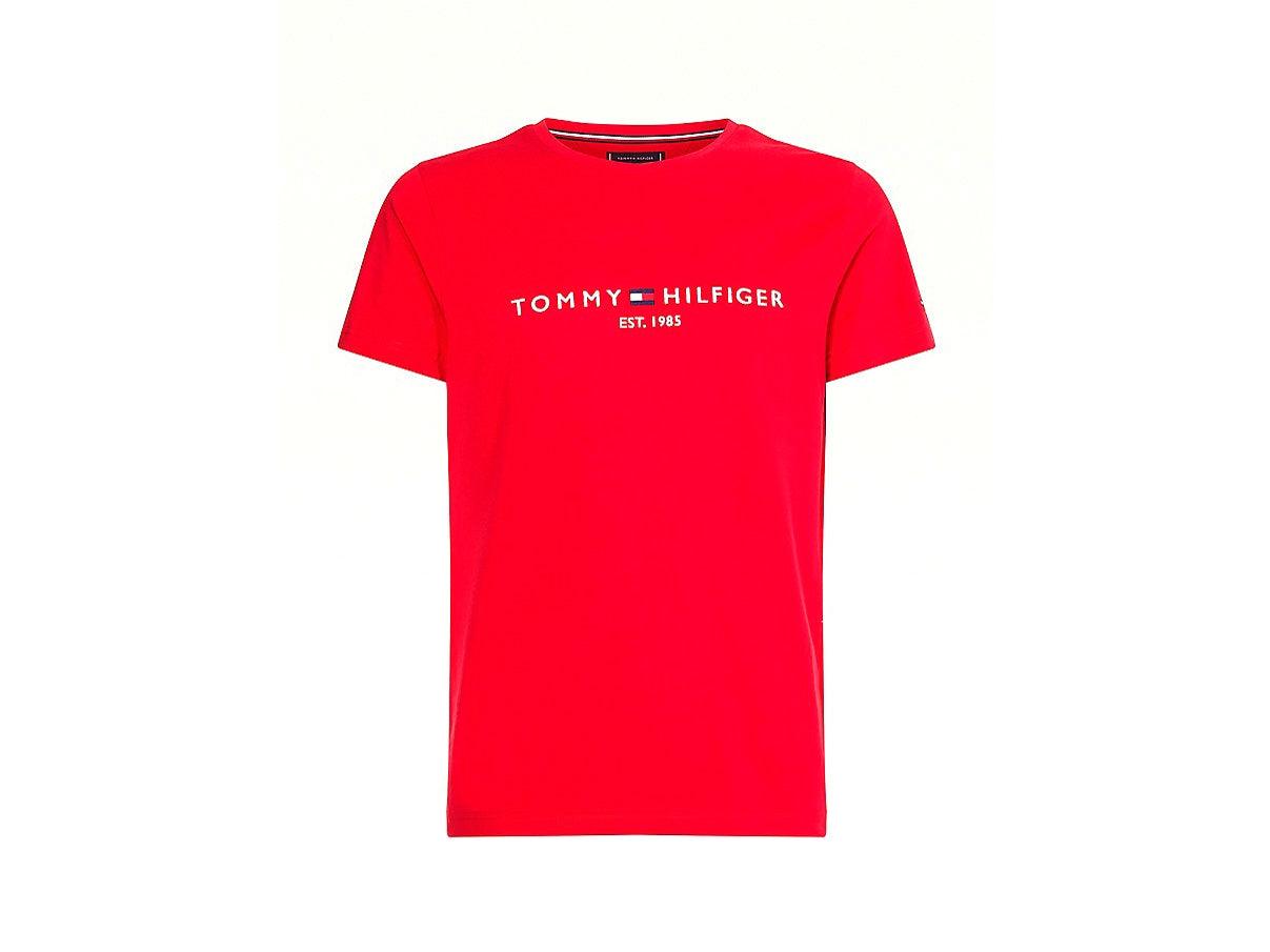 TOMMY HILFIGER T-Shirt Logo Tee Maglia Uomo Primary Red MW0MW11797 - Sandrini Calzature e Abbigliamento