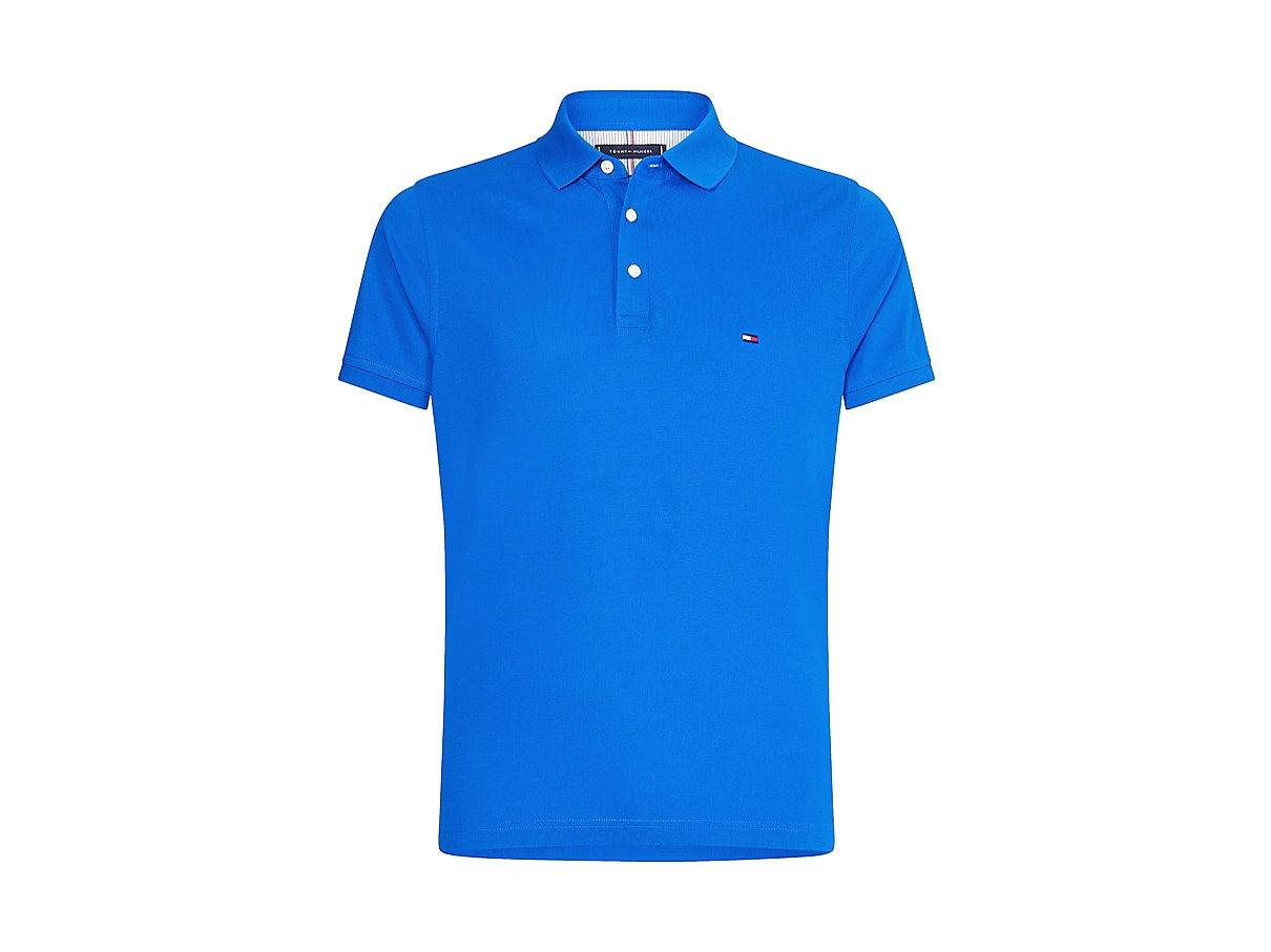 TOMMY HILFIGER T-Shirt Polo 1985 Slim Uomo Bio Blu MW0MW17771 - Sandrini Calzature e Abbigliamento