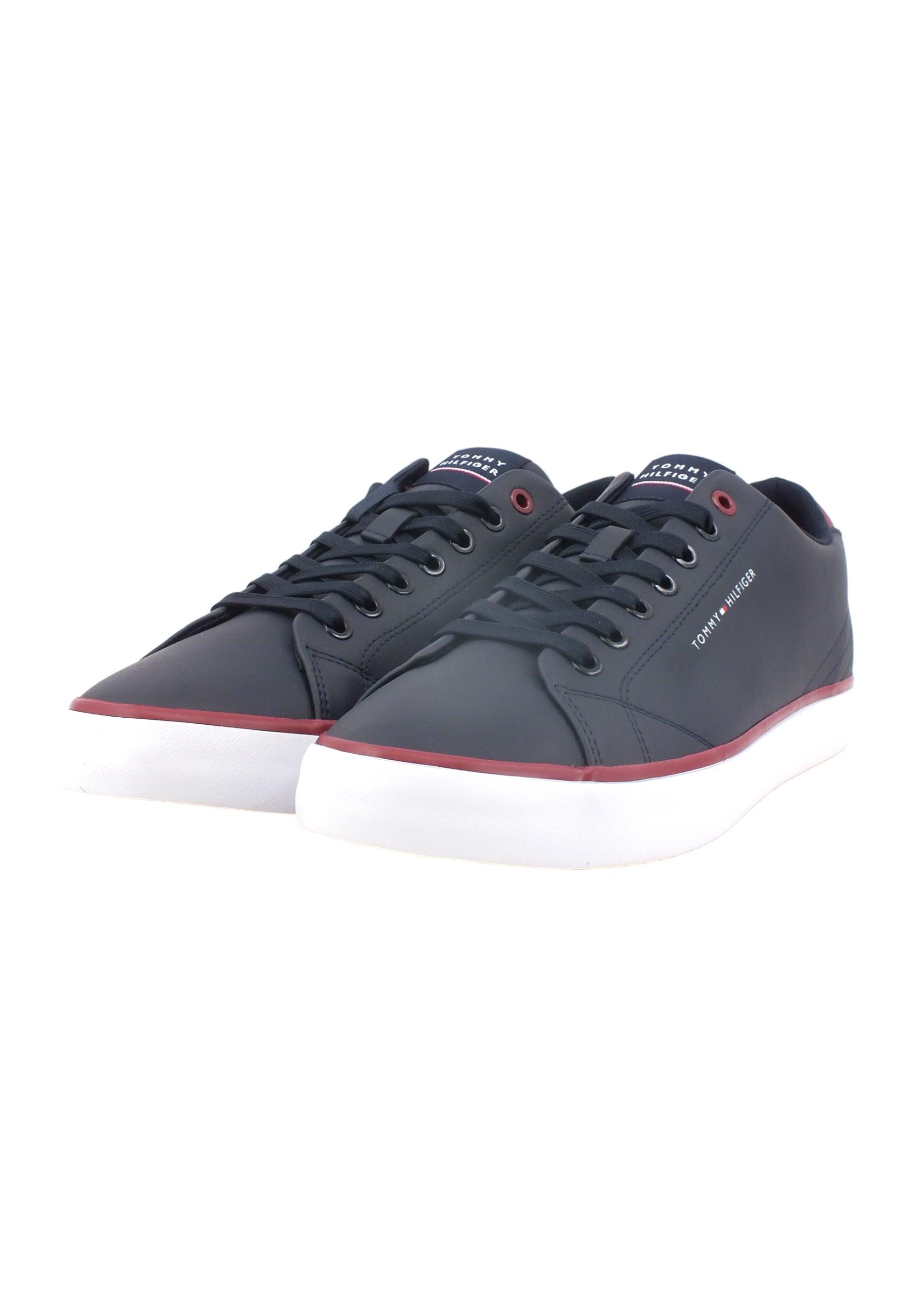 TOMMY HILFIGER Th Hi Vulc Sneaker Uomo Desert Sky FM0FM04731 - Sandrini Calzature e Abbigliamento
