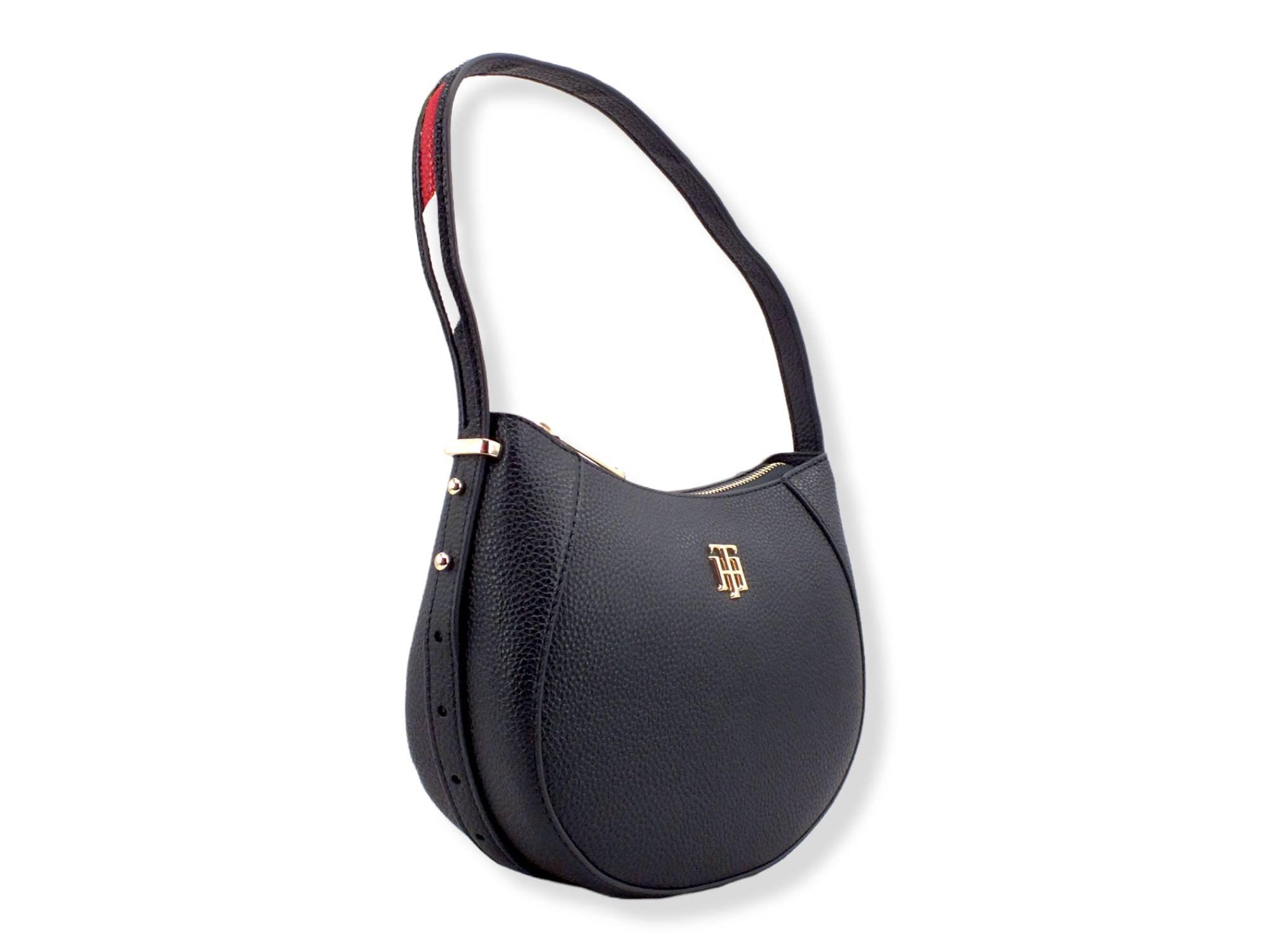 TOMMY HILFIGER The Element Hobo Corp Borsa Tracolla Blu Navy AW0AW12006 - Sandrini Calzature e Abbigliamento