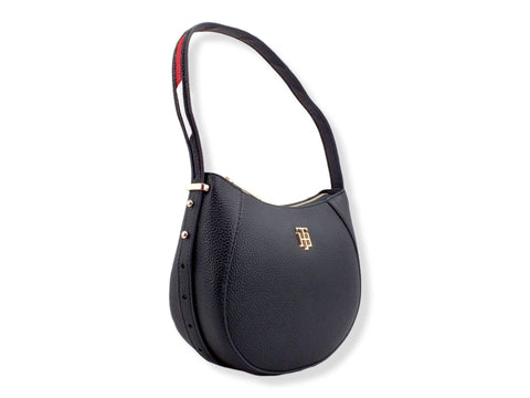 TOMMY HILFIGER The Element Hobo Corp Borsa Tracolla Blu Navy AW0AW12006 - Sandrini Calzature e Abbigliamento