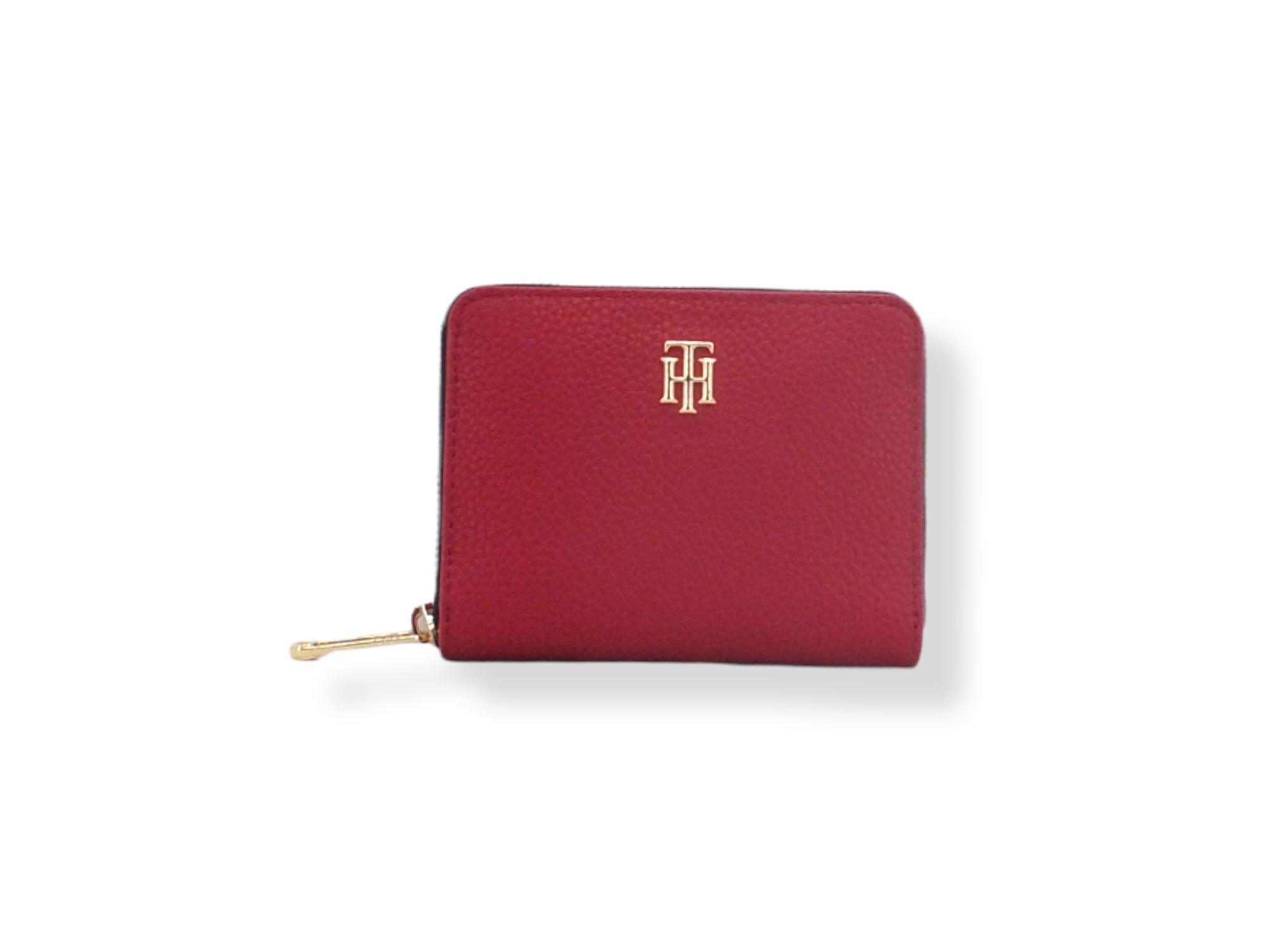 TOMMY HILFIGER The Element Portafoglio Donna Bordeaux AW0AW12021 - Sandrini Calzature e Abbigliamento