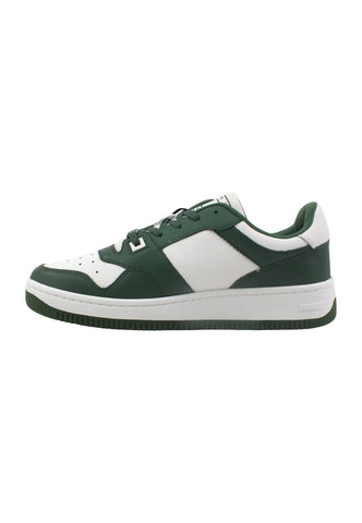 TOMMY HILFIGER Tjm Basket Premium Sneaker Uomo Urban Green EM0EM01216 - Sandrini Calzature e Abbigliamento
