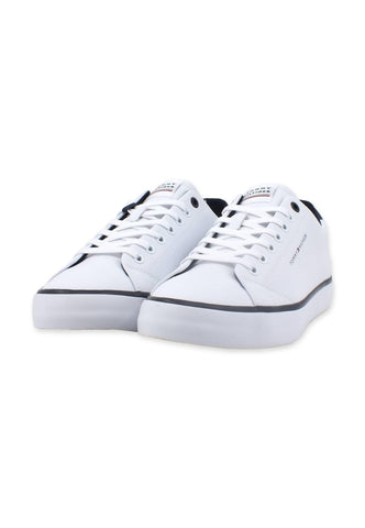 TOMMY HILFIGER Vulc Core Sneaker Uomo White FM0FM04731 - Sandrini Calzature e Abbigliamento
