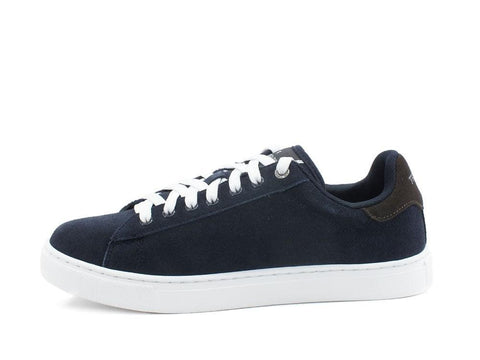 TRUSSARDI DNA Sd Real Suede Sneaker Navy Blue Ebony 77A00270 - Sandrini Calzature e Abbigliamento