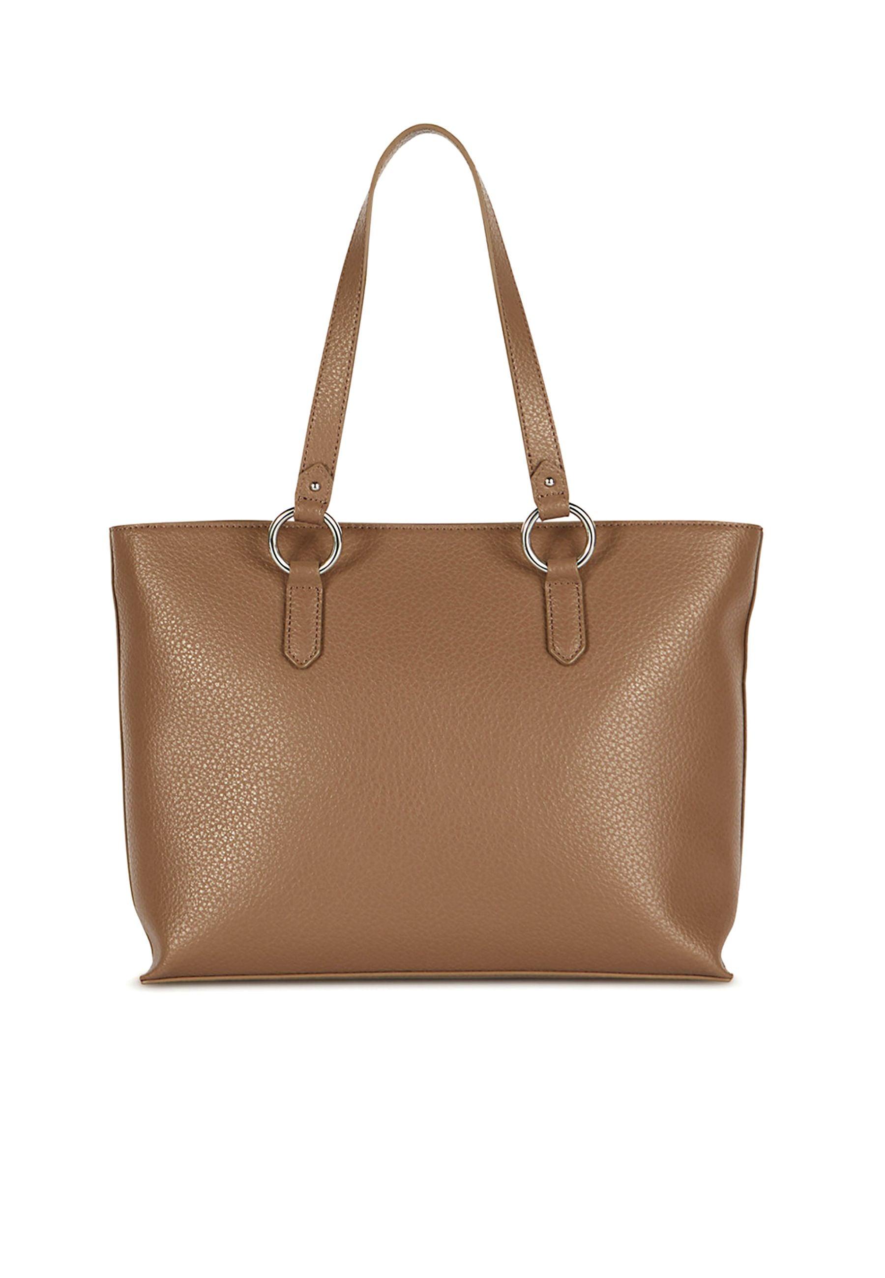 TRUSSARDI New Lisbona Borsa Shopper Marrone Beaver 75B01424 - Sandrini Calzature e Abbigliamento
