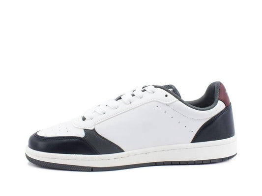 TRUSSARDI Scinus PU Sneaker White Blue Grey Bordeaux 77A00271 - Sandrini Calzature e Abbigliamento