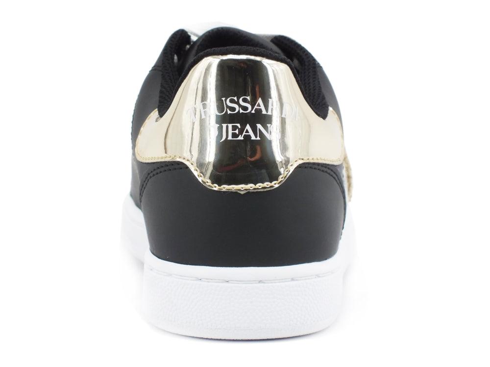 TRUSSARDI Sneaker Black Lt Gold 79A00419 - Sandrini Calzature e Abbigliamento