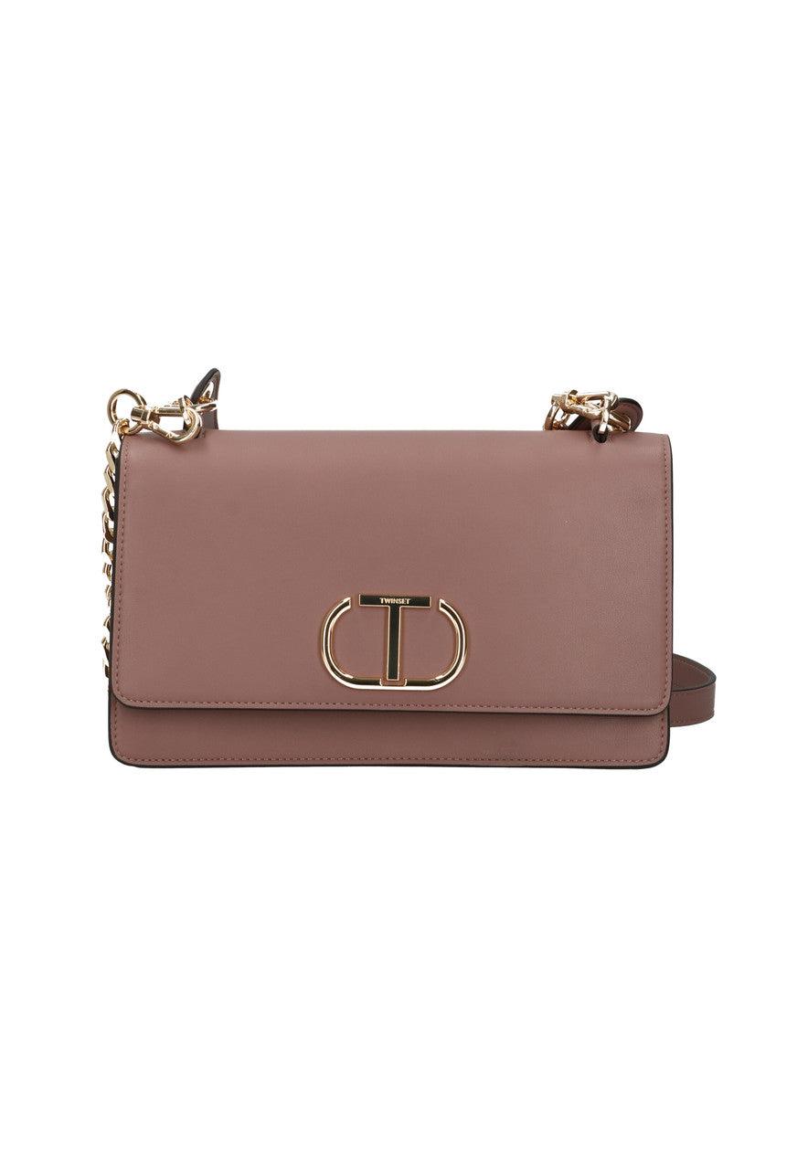 TWINSET Borsa Handle Bag Rosa Terra Del Deserto 222TD8222 - Sandrini Calzature e Abbigliamento