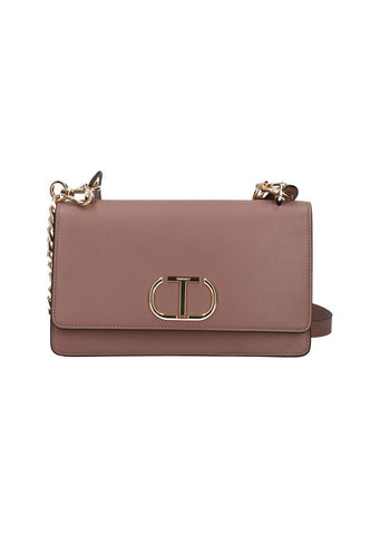 TWINSET Borsa Handle Bag Rosa Terra Del Deserto 222TD8222 - Sandrini Calzature e Abbigliamento