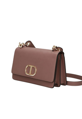 TWINSET Borsa Handle Bag Rosa Terra Del Deserto 222TD8222 - Sandrini Calzature e Abbigliamento