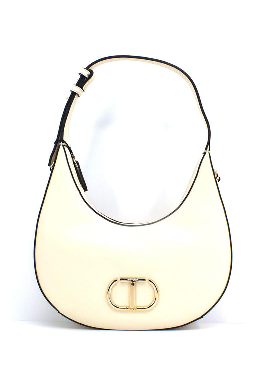 TWINSET Borsa Hobo Avorio 231TB7254 - Sandrini Calzature e Abbigliamento