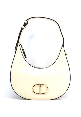 TWINSET Borsa Hobo Avorio 231TB7254 - Sandrini Calzature e Abbigliamento