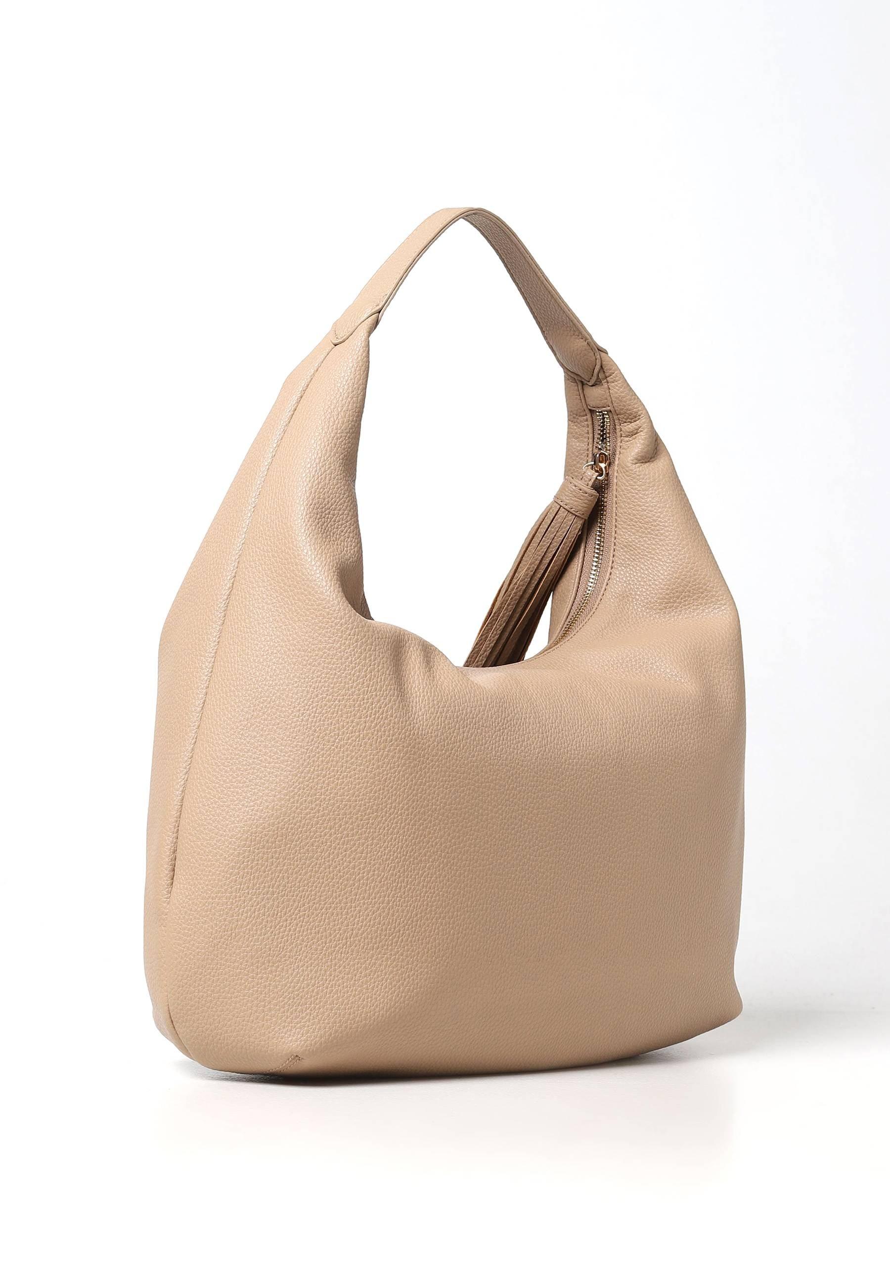 TWINSET Borsa Hobo Beige Cuban Sand 231TD8150 - Sandrini Calzature e Abbigliamento