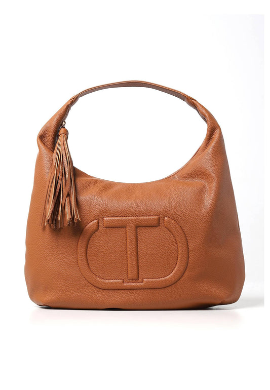 TWINSET Borsa Hobo Cuoio 231TD8150 - Sandrini Calzature e Abbigliamento