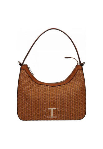 TWINSET Borsa Hobo Cuoio 231TD8371 - Sandrini Calzature e Abbigliamento