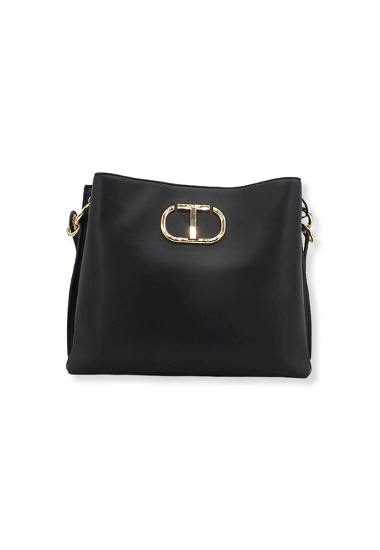 TWINSET Borsa Hobo Nero 222TD8224 - Sandrini Calzature e Abbigliamento