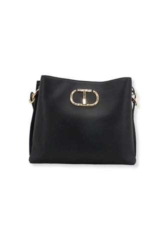 TWINSET Borsa Hobo Nero 222TD8224 - Sandrini Calzature e Abbigliamento