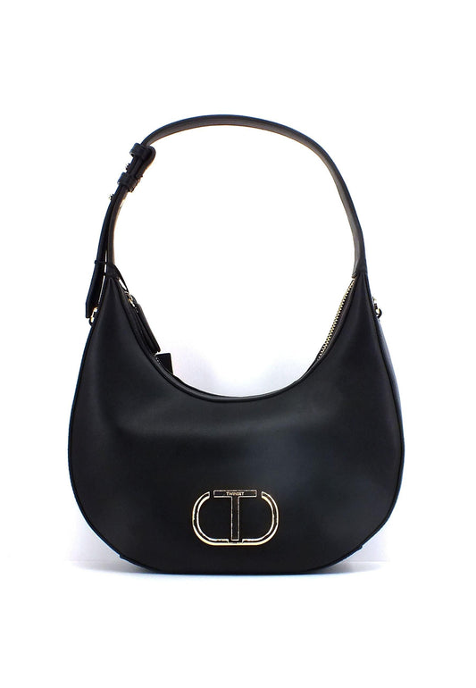 TWINSET Borsa Hobo Nero 231TB7254 - Sandrini Calzature e Abbigliamento