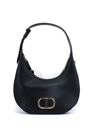 TWINSET Borsa Hobo Nero 231TB7254 - Sandrini Calzature e Abbigliamento