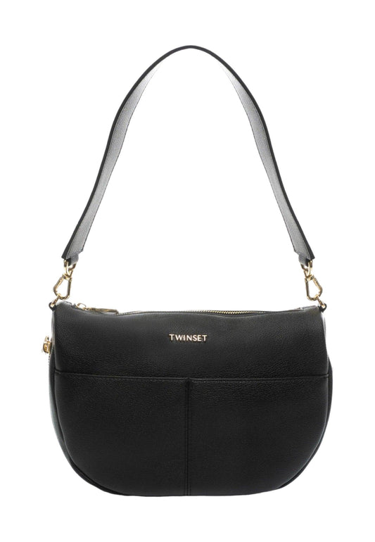 TWINSET Borsa Hobo Nero 232TB7054 - Sandrini Calzature e Abbigliamento