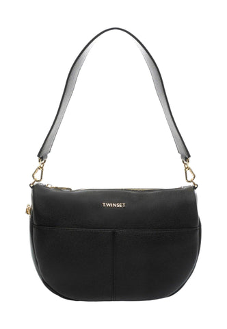 TWINSET Borsa Hobo Nero 232TB7054 - Sandrini Calzature e Abbigliamento