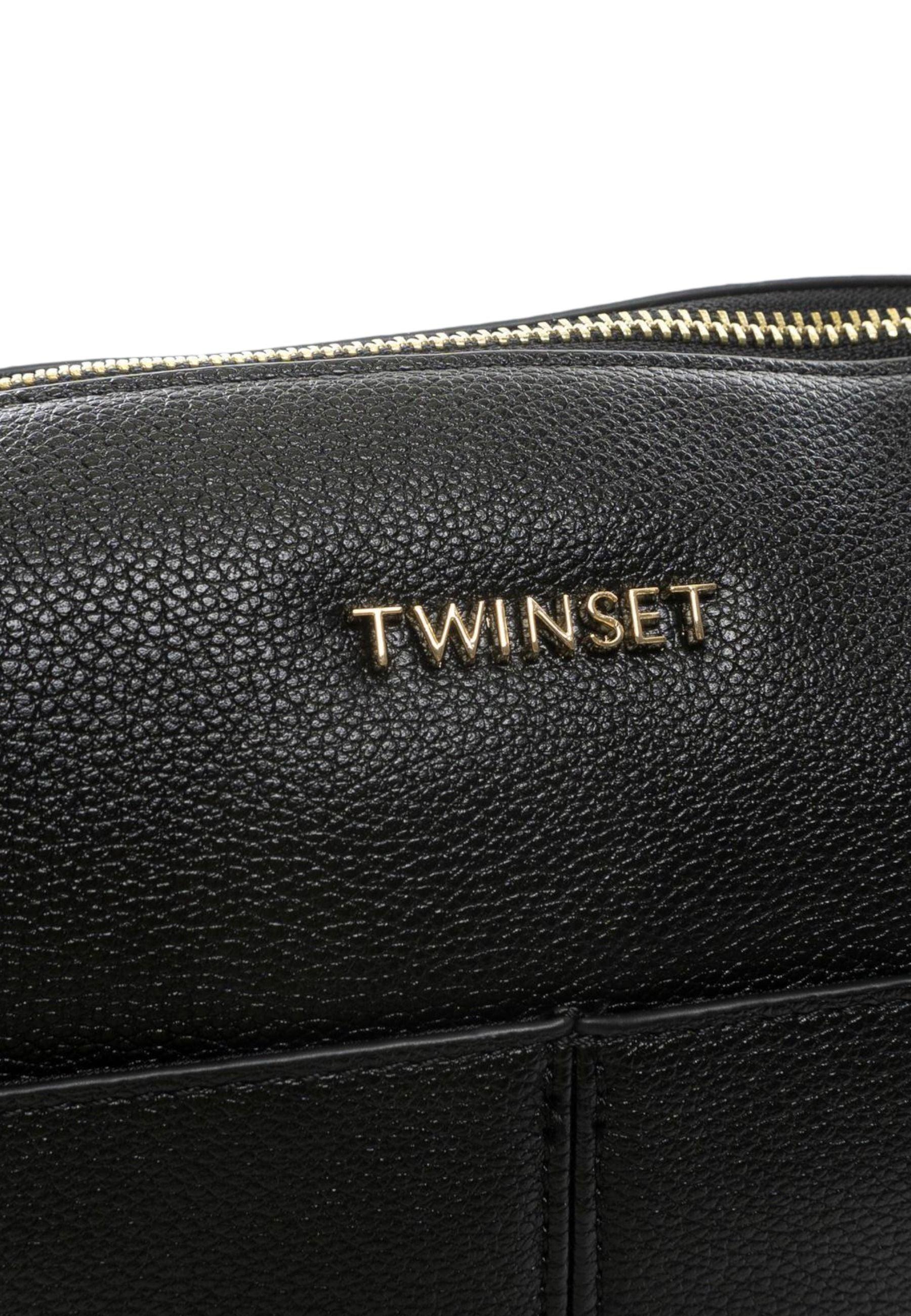 TWINSET Borsa Hobo Nero 232TB7054 - Sandrini Calzature e Abbigliamento
