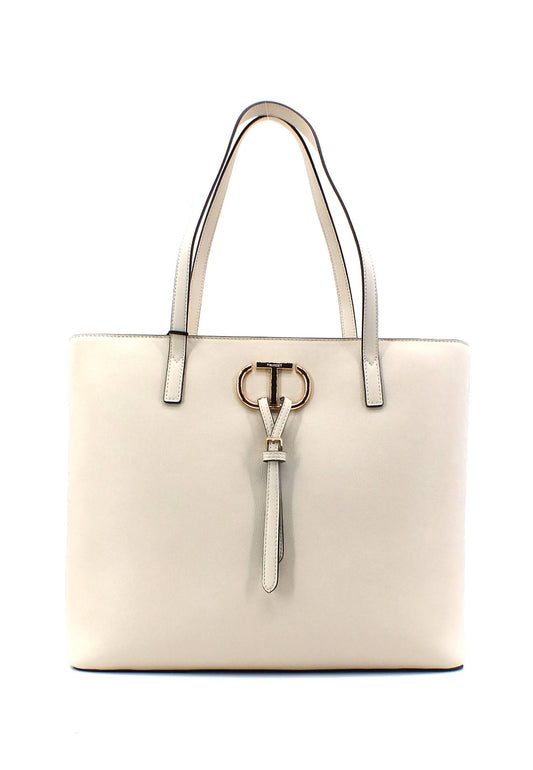 TWINSET Borsa Shopper Avorio 231TB7320 - Sandrini Calzature e Abbigliamento