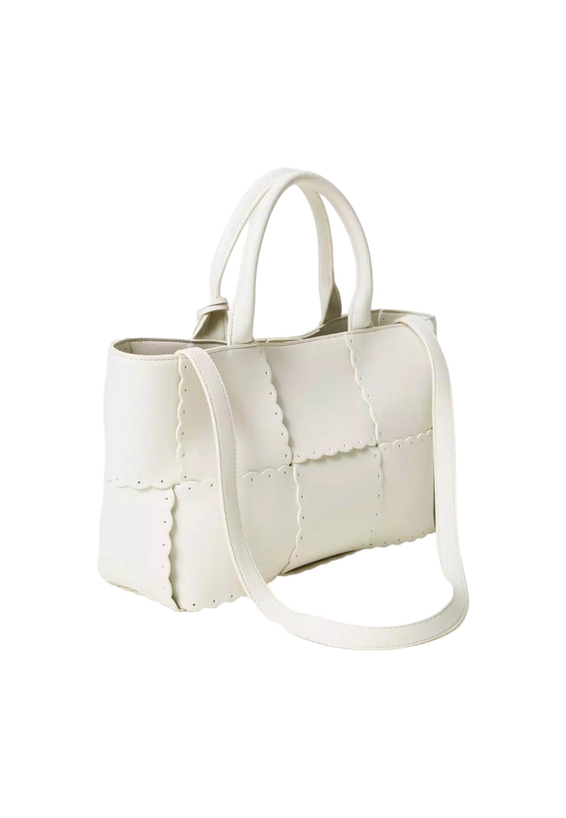 TWINSET Borsa Shopper Bianco Avorio 231TD8251 - Sandrini Calzature e Abbigliamento